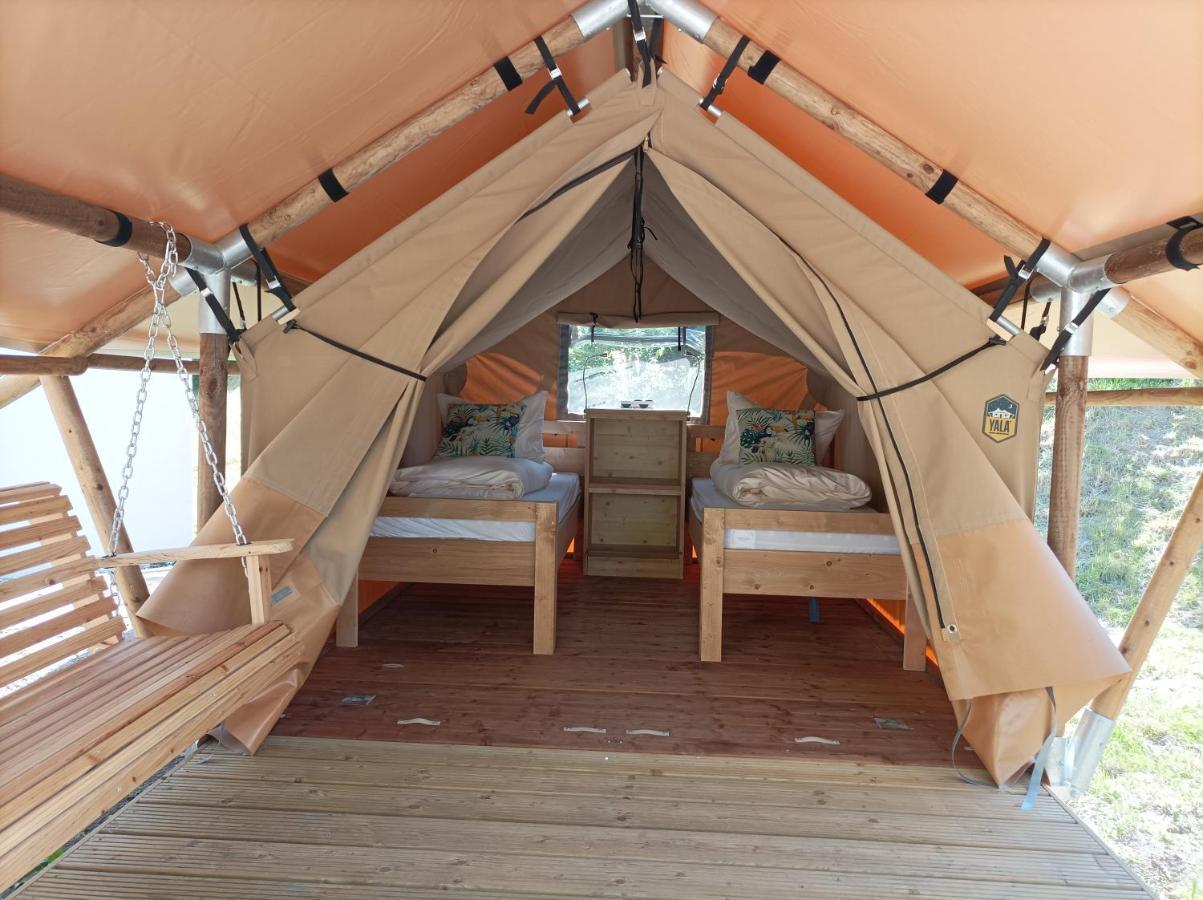 Campingplatz Am Treidlerweg Königstein Esterno foto